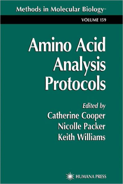 Amino Acid Analysis Protocols / Edition 1