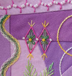 Alternative view 2 of Joyful Daily Stitching, Seam by Seam: Complete Guide to 500 Embroidery-Stitch Combinations, Perfect for Crazy Quilting