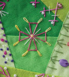 Alternative view 3 of Joyful Daily Stitching, Seam by Seam: Complete Guide to 500 Embroidery-Stitch Combinations, Perfect for Crazy Quilting