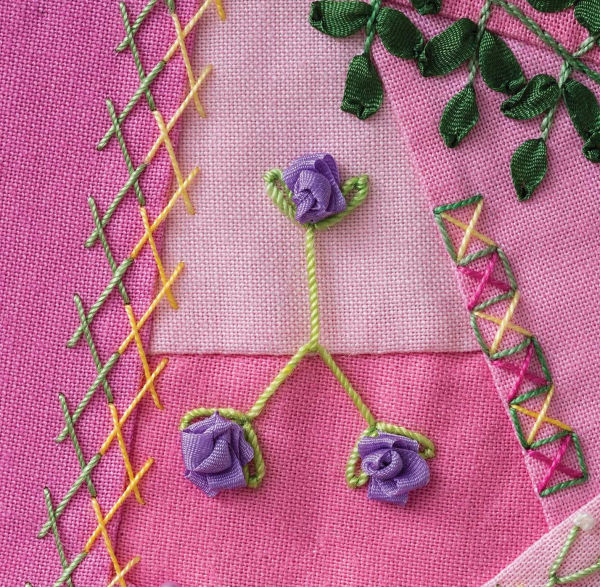Joyful Daily Stitching, Seam by Seam: Complete Guide to 500 Embroidery-Stitch Combinations, Perfect for Crazy Quilting