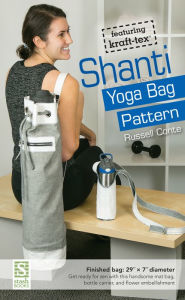 Title: Shanti Yoga Bag Pattern: Featuring kraft-tex, Author: Russell Conte