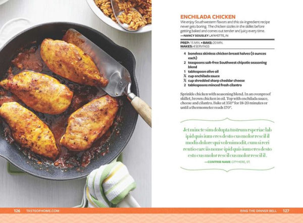 Taste of Home Cast Iron Mini Binder: 100 No-Fuss Dishes Sure to Sizzle!