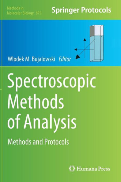 Spectroscopic Methods of Analysis: Methods and Protocols / Edition 1