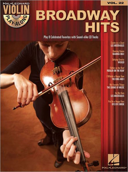 Broadway Hits - Violin Play-Along, Volume 22