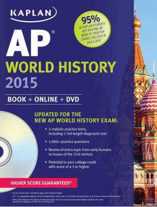 Kaplan Ap World History 2015 Book Online Dvd By