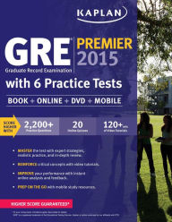 GRE Premier 2015 with 6 Practice Tests: Book + DVD + Online + Mobile