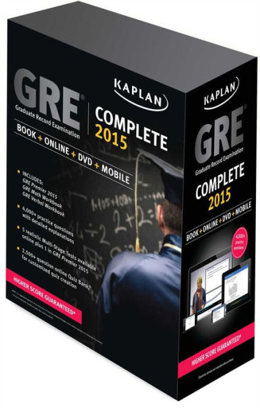 GREï¿½ Complete 2015: A Self-Study System with 6 Full-Length Practice Tests