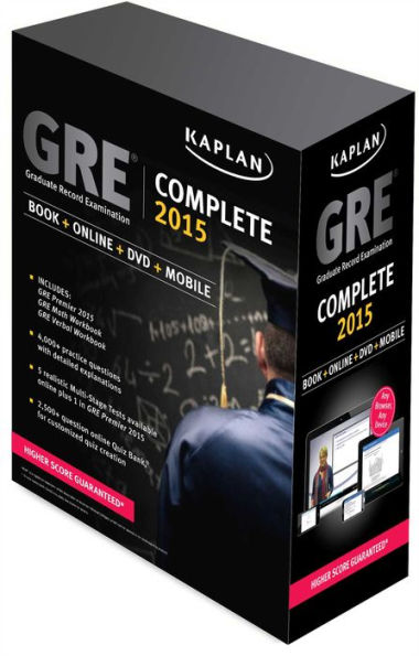 GREï¿½ Complete 2015: A Self-Study System with 6 Full-Length Practice Tests