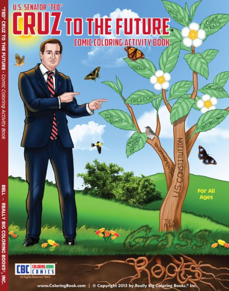 Ted Cruz to the Future - Comic Coloring Activity Book