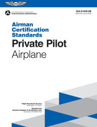 Title: Private Pilot Airman Certification Standards - Airplane: FAA-S-ACS-6B, for Airplane Single- and Multi-Engine Land and Sea, Author: Federal Aviation Administration (FAA)