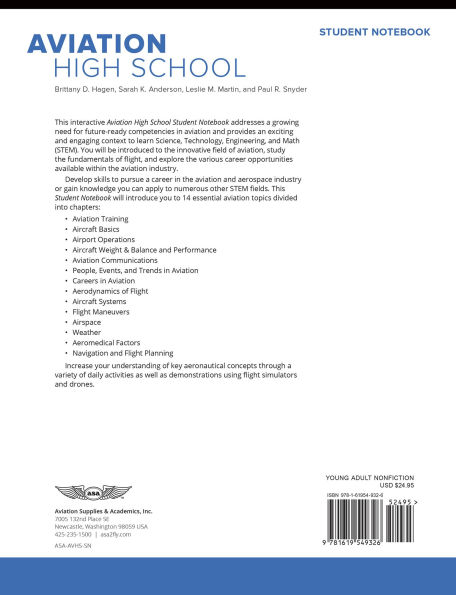 Aviation High School Student Notebook: Learn Science, Technology, Engineering and Math through an Exciting Introduction to the Aviation Industry (eBundle)
