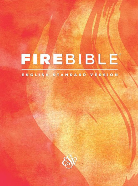 ESV Fire Bible (Genuine Leather, Black, Red Letter): English Standard Version