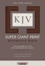 KJV Super Giant Print Reference Bible (Brown Flexisoft Leather)