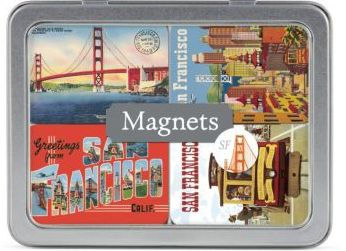 Cavallini Set of 24 Magnets - San Francisco