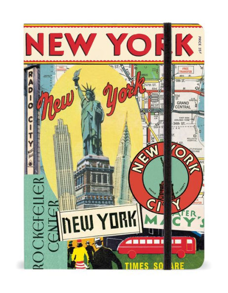 Cavallini Notebook 6" X 8" - NYC