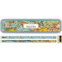 Pencil Set of 10 - Vintage Maps