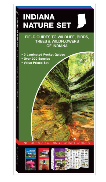 Indiana Nature Set: Field Guides to Wildlife, Birds, Trees & Wildflowers of Indiana