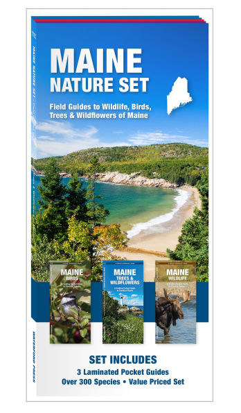 Maine Nature Set: Field Guides to Wildlife, Birds, Trees & Wildflowers of Maine