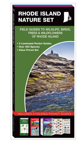 Rhode Island Nature Set: Field Guides to Wildlife, Birds, Trees & Wildflowers of Rhode Island