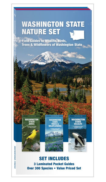 Washington State Nature Set: Field Guides to Wildlife, Birds, Trees & Wildflowers of Washington State