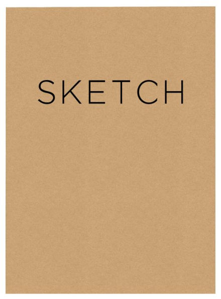 Open Bound Sketchbook Kraft Large