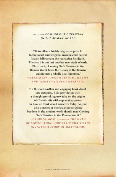 Coming Out Christian in the Roman World: How the Followers of Jesus Made a Place in Caesar's Empire