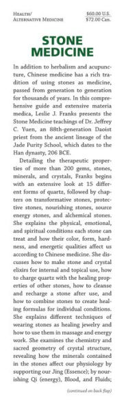 Stone Medicine: A Chinese Medical Guide to Healing with Gems and Minerals