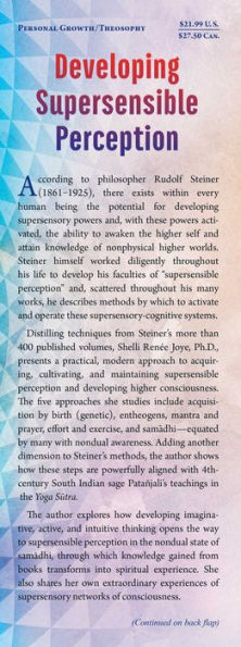 Developing Supersensible Perception: Knowledge of the Higher Worlds through Entheogens, Prayer, and Nondual Awareness