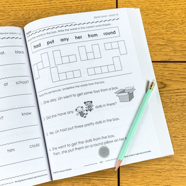 The Big Book of Dolch Sight Word Activities, Grades K - 3