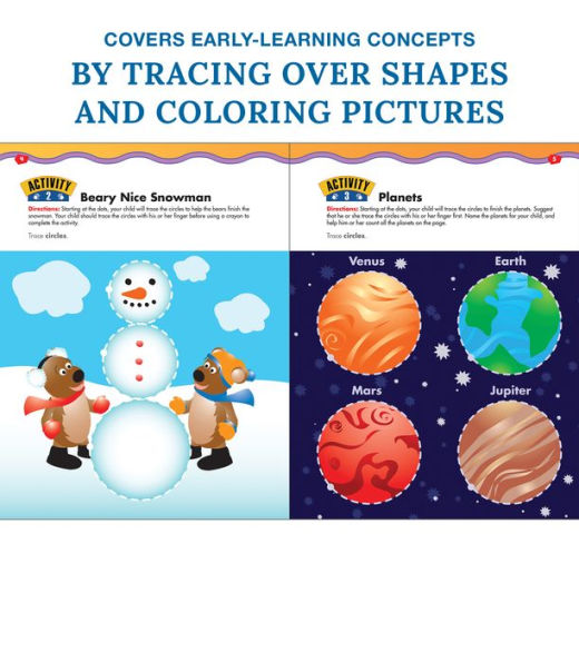 Trace Shapes, Ages 3 - 5