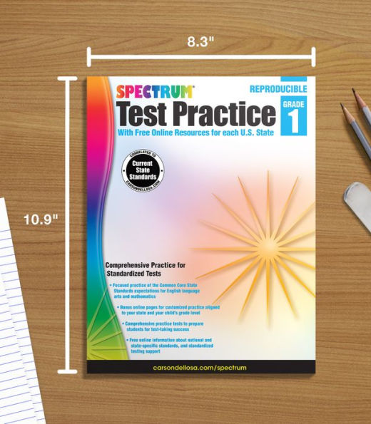 Spectrum Test Practice, Grade 1