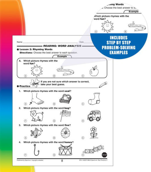 Spectrum Test Practice, Grade 2