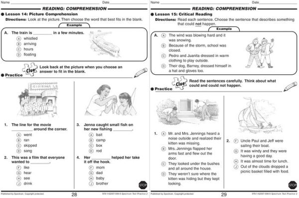 Spectrum Test Practice, Grade 2