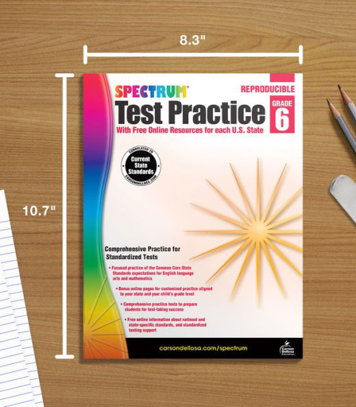 Spectrum Test Practice, Grade 6