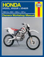 Honda XR250L, XR250R & XR400R 1986 thru 2004: 249cc, 397xx