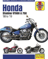 Title: Honda Shadow VT600 & 750 - '88 to '19: - Model history - Pre-ride checks - Wiring diagrams - Tools and workshop tips, Author: Editors of Haynes Manuals