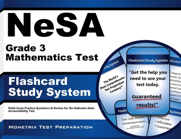 NeSA Grade 3 Mathematics Test Flashcard Study System