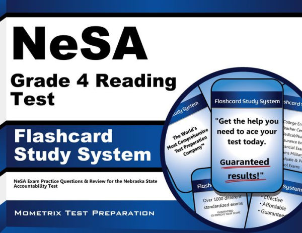 NeSA Grade 4 Reading Test Flashcard Study System