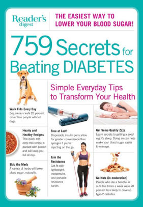 759 Secrets to Beating Diabetes by Reader's Digest, Paperback | Barnes ...