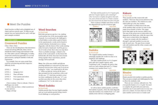 Reader's Digest Mind Stretchers Puzzle Book: Number Puzzles, Crosswords, Word Searches, Logic Puzzles & Surprises