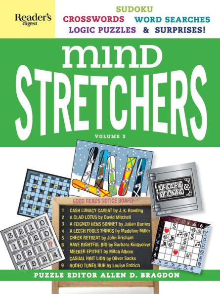 Reader's Digest Mind Stretchers Puzzle Book Vol. 3: Number Puzzles, Crosswords, Word Searches, Logic Puzzles and Surprises