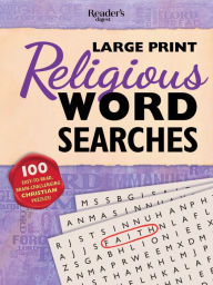 Free ebook downloads for android Reader's Digest Large Print Religious Word Search: 100 Easy-to-read Brain-challenging Christian puzzles