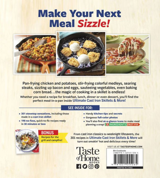 Taste of Home Ultimate Cast Iron Skillet & More