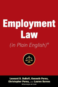 Title: Employment Law (in Plain English), Author: Leonard D. DuBoff