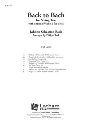 Back to Bach: Conductor Score