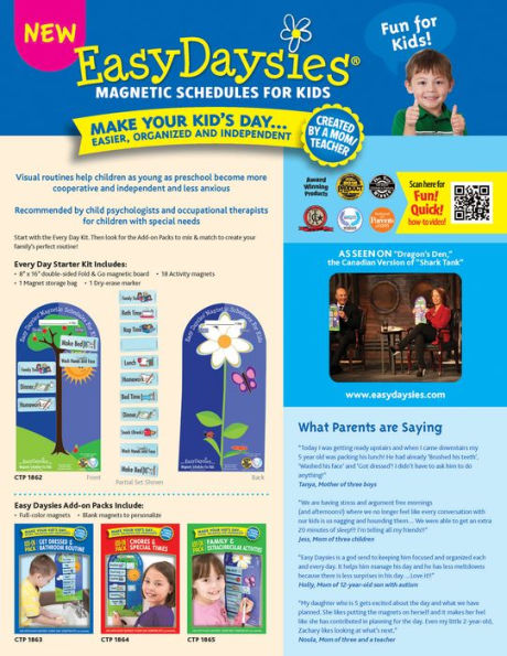 Easy Daysies Chores & Special Times Add-on Pack