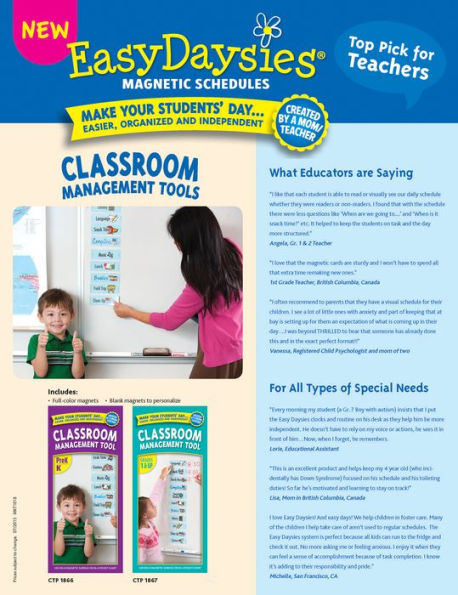 Easy Daysies Teacher Classroom Kit Grades 1-7
