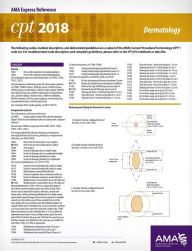 Title: CPT 2018 Express Reference Coding Card: Dermatology / Edition 1, Author: AMA