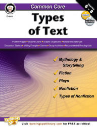 Title: Common Core: Types of Text, Author: Linda Armstrong