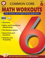 Title: Common Core Math Workouts, Grade 6, Author: Mace